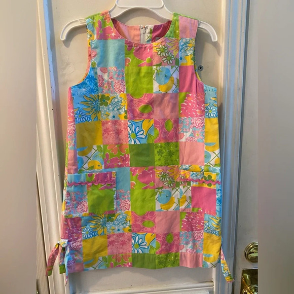 Lilly Pulitzer Other - Lilly Pulitzer Patchwork Print Shift Dress